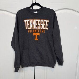 Hanes Dark Gray Tennessee Volunteers Crewneck Sweater